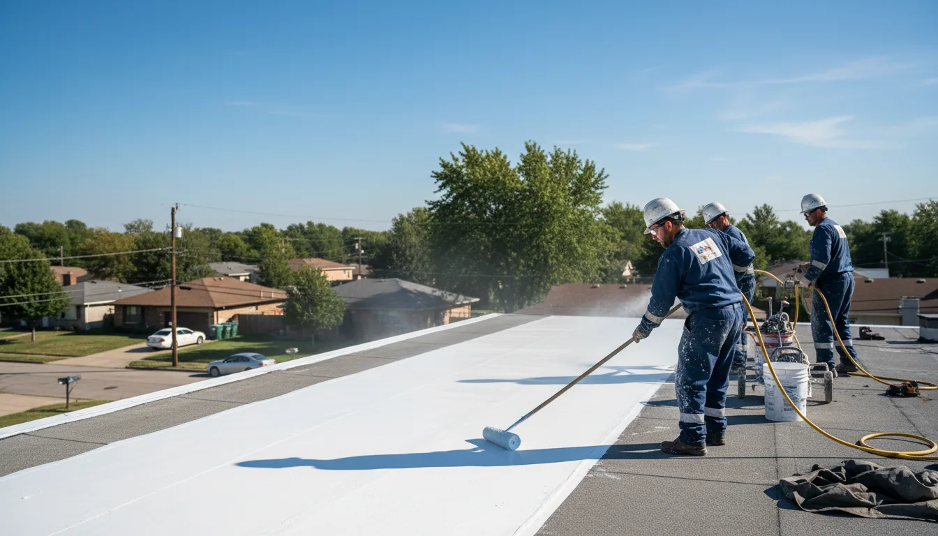 Commercial roof coating in Gillett, WI near me